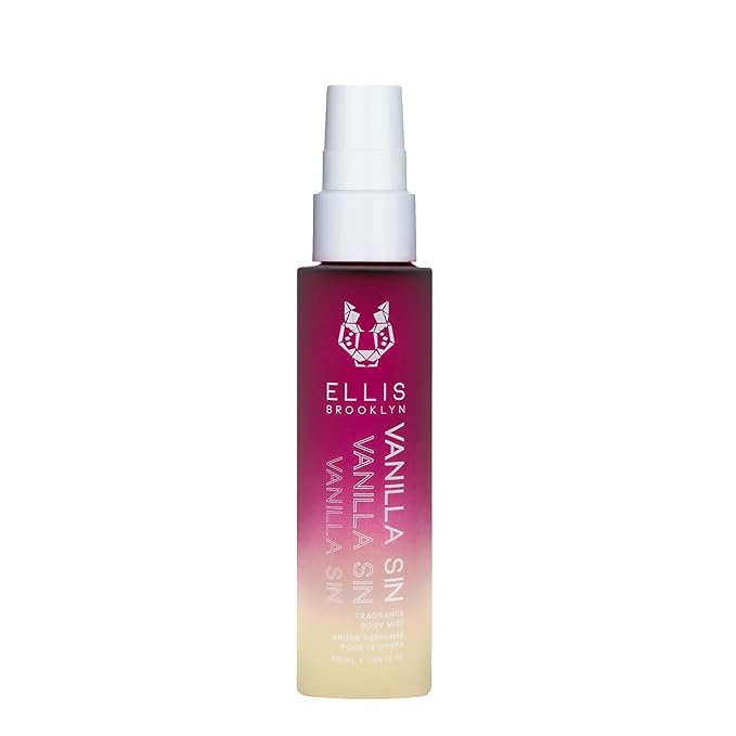EllisBrooklyn Body Sprays – Ellis Brooklyn VANILLA SIN Hair And Body Fragrance Mist - Gourmand Perfume Mist with Black Cherry, Fresh Freesia, & Bourbon Vanilla, Vegan Perfume Made In The USA, 50ml 1