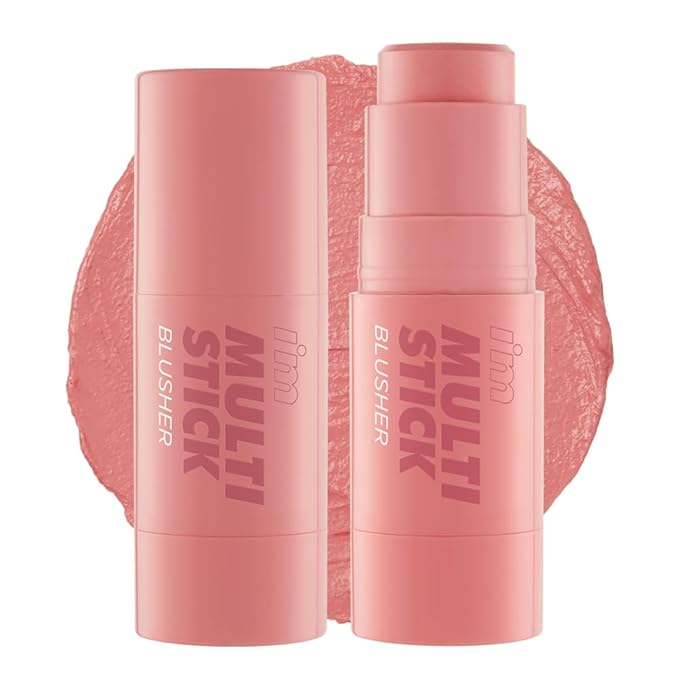 IMMEME Blush – I'M MEME Blusher - I'm Multi Stick 005 Bliss Mauve | Easy Blendable Cream Blush for Natural Look, Multi Blush Stick for Cheek Tint, Face Contour Makeup, and Face Blush, Suitable All Ages