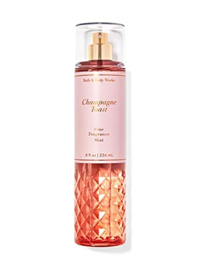 Bath+%26+Body+Works Body Sprays – Bath and Body Works CHAMPAGNE TOAST Fine Fragrance Mist - PACK OF 2 ( FULL SIZE MIST 8FL OZ / 236 ML )