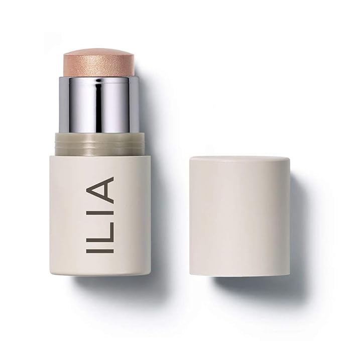 ILIA Highlighters & Luminizers – ILIA - Multi-Stick For Lips + Cheeks | Buildable, Creamy, Multi-Use Color Formula for All Skin Types | Nourish, Soften, Protect | Non-Toxic, Vegan, Cruelty-Free (Stella by Starlight, 0