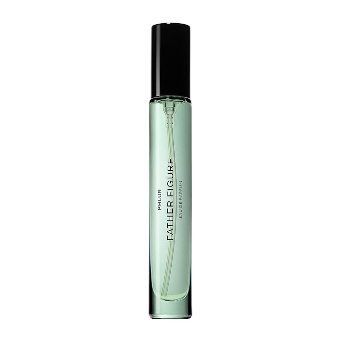 PHLUR Father Figure Eau de Parfum - Travel Size Perfume for Women & Men Fragrance - Green Fresh Fig Perfume with Iris, Jasmine, Patchouli, Sandalwood & Vanilla (9.5mL)