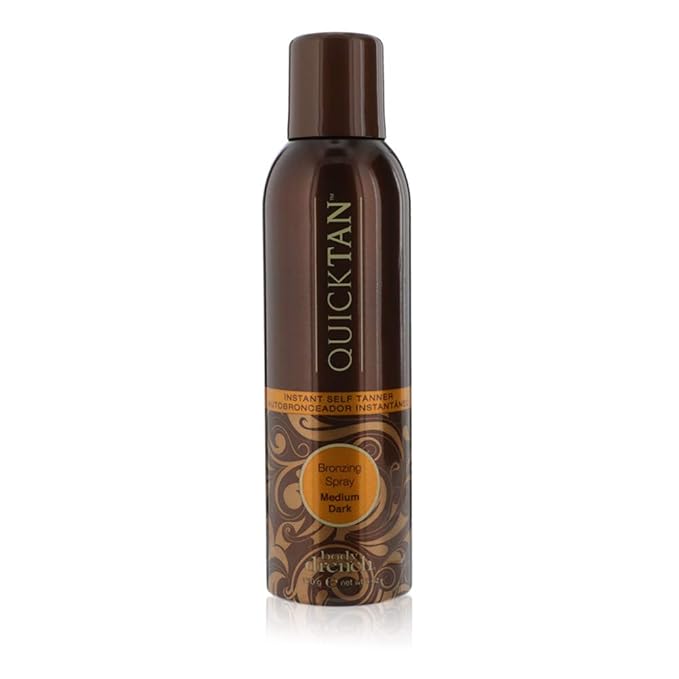BodyDrench Body Self-Tanners – Body Drench QuickTan Instant Self Tanner Bronzing Spray, Salon-Quality Medium/Dark Tan, Streak-Free, Tinted Formula, 6 oz, 1-pack