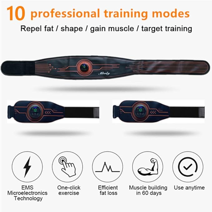 Top Pick – Fitness Workout Toner Abs Training Gear EMS Muscle 23''-60''