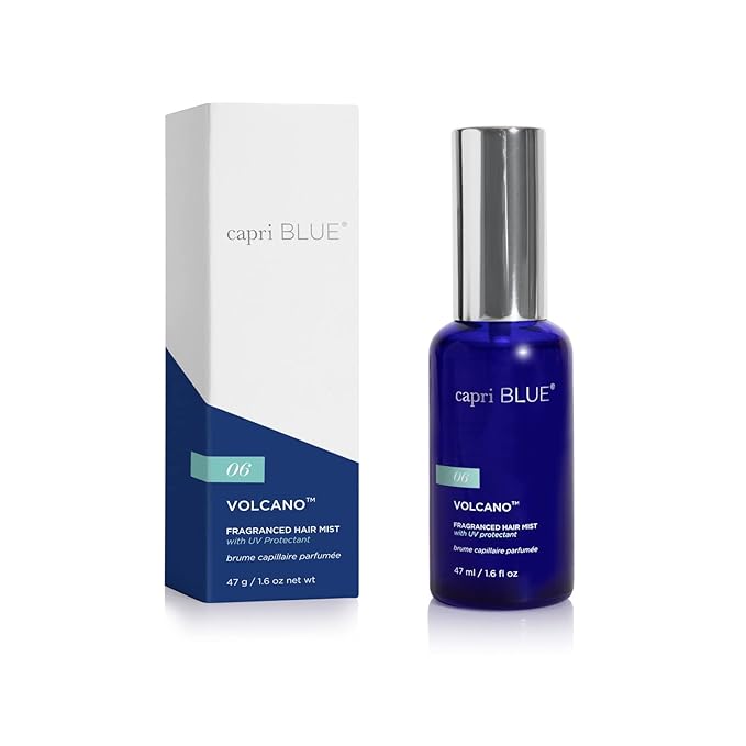CapriBlue Hair Sprays – Capri Blue Volcano Fragranced Hair Mist - Hair Care Products for Women or Men - Shine Spray For Hair - Hair Perfume Formulated with Green Tea Extract & Rice Bran Oil (1
