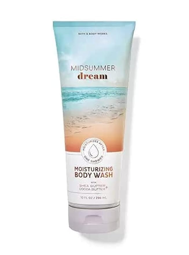 LushLather Body Washes – Bath and Body Works Midsummer Dream Moisturizing Body Wash 10 fl oz / 296 mL