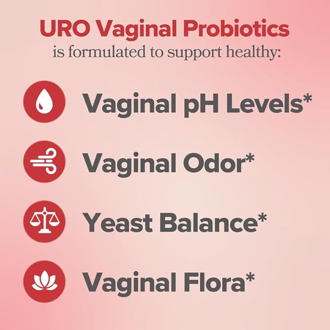 Top Pick – URO Vaginal Probiotics for Women pH Balance 60 Count 3)