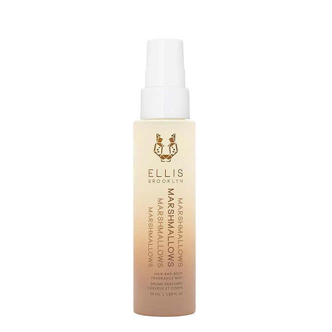 EllisBrooklyn Body Sprays – Ellis Brooklyn MARSHMALLOWS Hair And Body Fragrance Mist - Gourmand Perfume Mist with Marshmallow, Caramel Accord, & Milky Musks, Vegan Perfume Made In The USA, 50ml 1