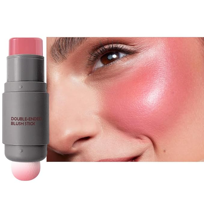 glowtalebaeuty Blush – Cream to Powder Blush Stick, High Impact Color, Moisturizing Face Makeup (03#, 1 Count (Pack of 1))