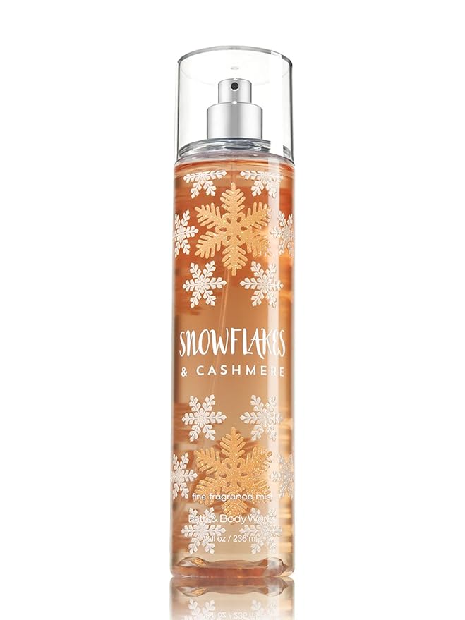 Bath+%26+Body+Works Body Sprays – Bath and Body Works Cashmere Snowflakes Fine Fragrance Mist 8 Ounce Full Size