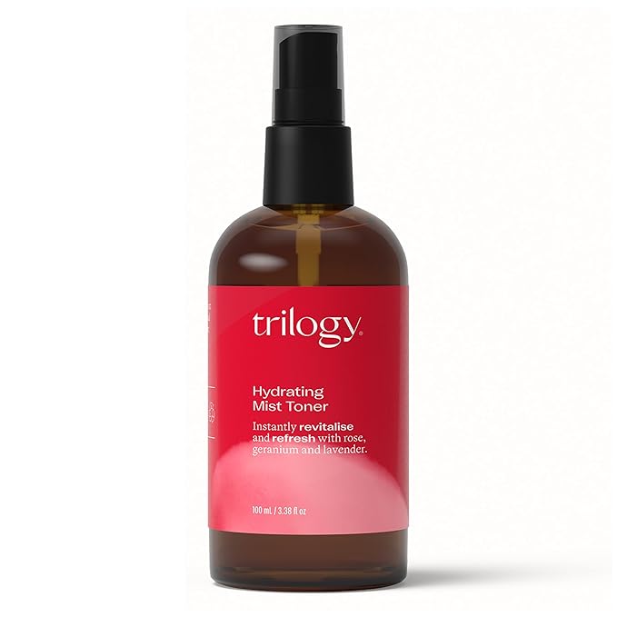 Trilogy Toners & Astringents – Trilogy Hydrating Mist Toner, Floral Hydration for All Skin Types, 3