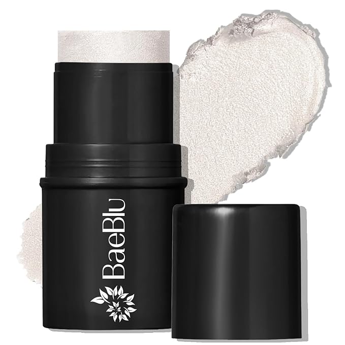 BaeBlu Highlighters & Luminizers – Organic Tint Tube, 100% Natural Vegan Gluten-Free Cream Highlighter Multi-Stick, Made in USA, Prosecco
