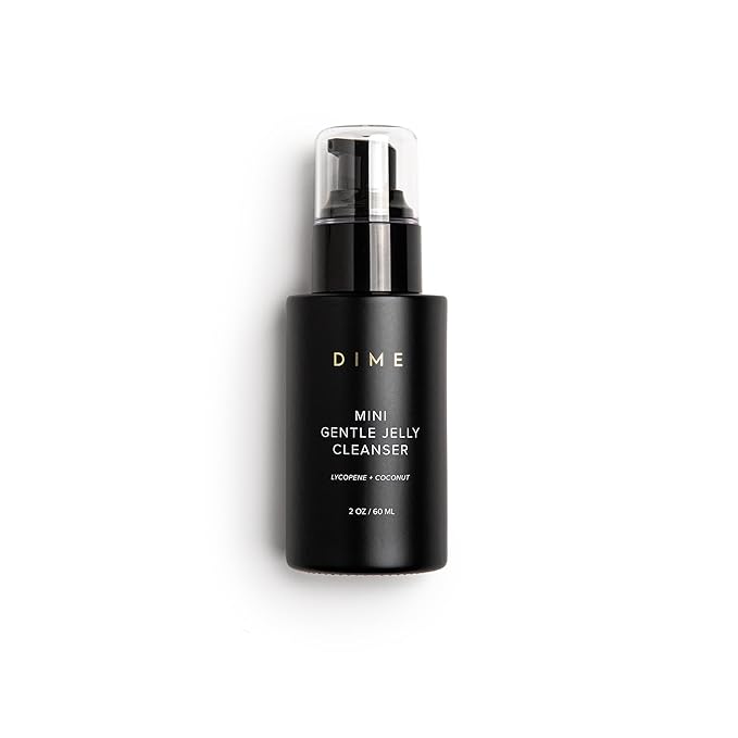 Dime Beauty Gentle Jelly Cleanser, Hydrating Facial Cleanser and Makeup Remover, Sensitive Skin Face Wash, Travel Size Face Wash 2 oz / 60 ml