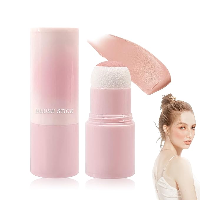 glowtalebaeuty Blush – Matte Contour Blush Stick for Cheeks and Face - Buildable Shimmer Facial Blusher Shades - Blendable Cosmetic Makeup 04