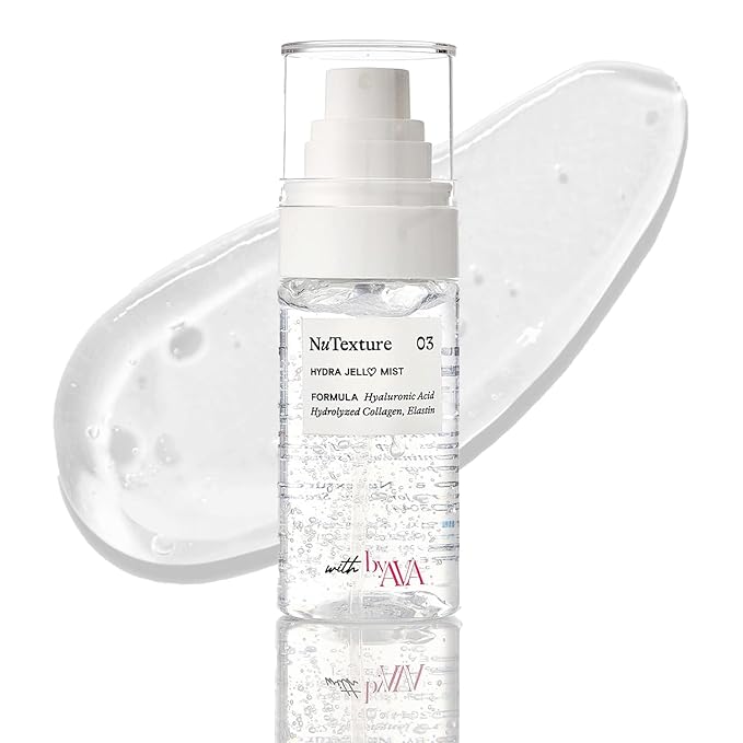 byAVA Face Mists – Jelloskin Hydra Jell Face Mist by AVA x NuTexture Hydrating Face Spray with Collagen, Hyaluronic Acid, Vitamin C & E