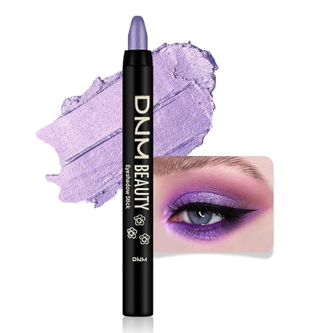 evpct Eyeshadow – evpct Violet Shimmer Cream Eye Shadow Brightener Sticks Set for Eyes, Violet Shimmery Matte Pencil Eye shadow Applicator Stick Pen Palette Makeup Waterproof sombras en crema para ojos 09#