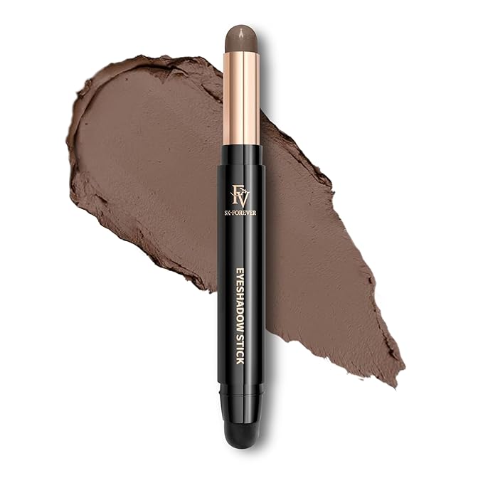 FVCOSMETIC Eyeshadow – FV Matte Cream Eyeshadow Stick, Waterproof, Long-Lasting Cream Shadow, High Pigment Easy to Apply Eyeshadow Makeup, Stone Matte