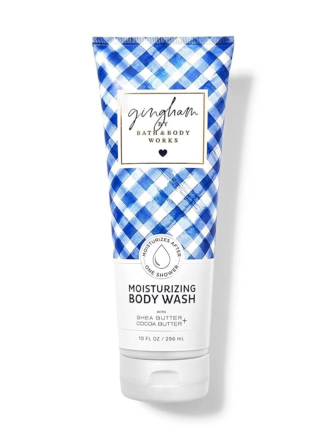 LushLather Body Washes – Bath and Body Works Gingham Moisturizing Body Wash 10 oz (Gingham)