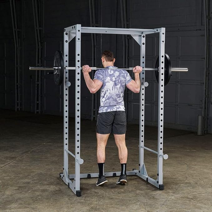Top Pick – Powerline by Body-Solid (PPR200X) Adjustable Power Rack - 18-Level Strength