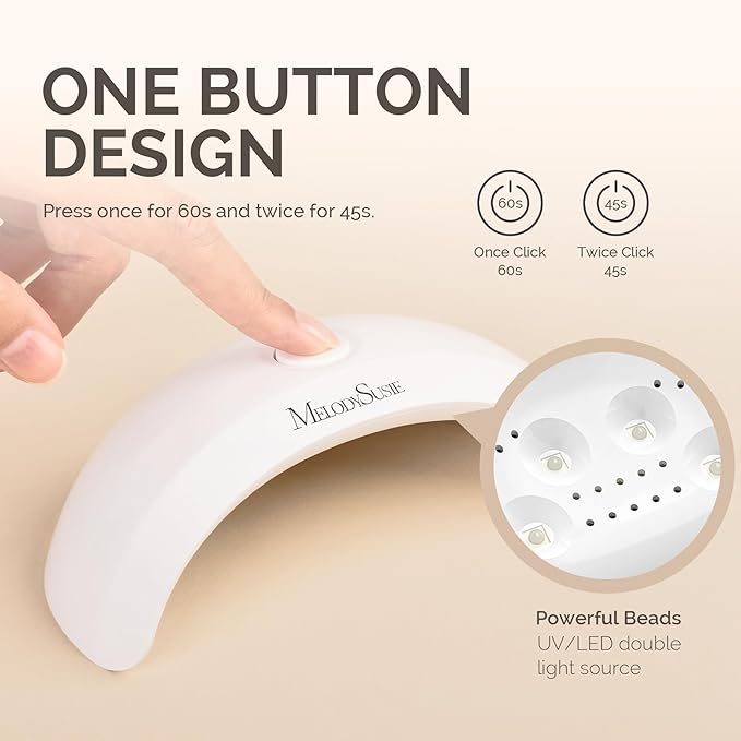Melodysusie portable uv led nail