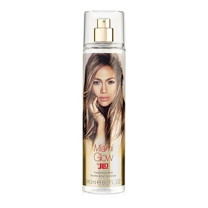 JENNIFERLOPEZ Body Sprays – Jennifer Lopez Miami Glow Body Mist, A Sizzling, Sunny Light Fragrance for Women, 8Fl Oz (240ml)