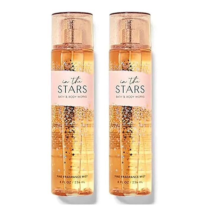 Bath+%26+Body+Works Body Sprays – Bath and Body Works In the Stars Fine Fragrance Body Mist Gift Set - Value Pack Lot of 2 (In the Stars)