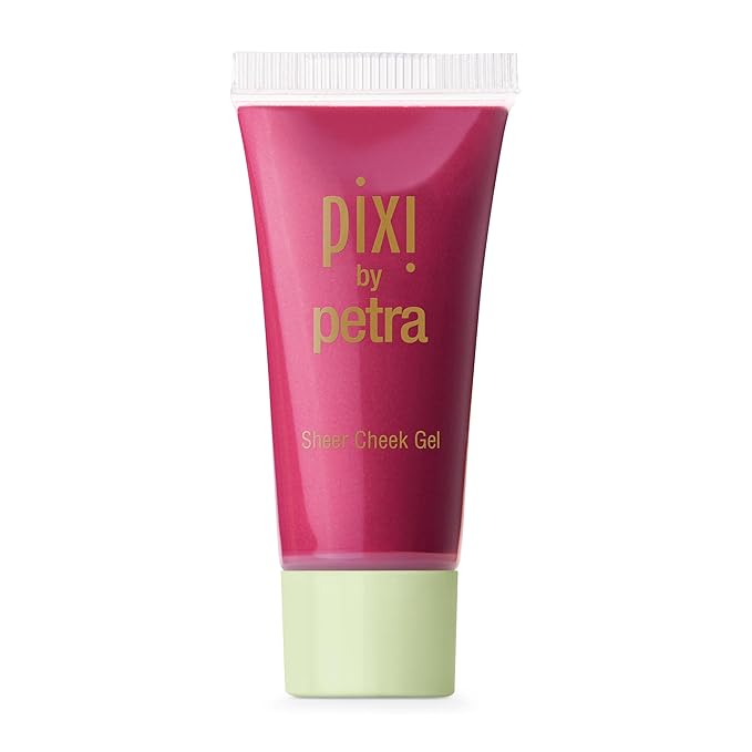 PixiBeauty Blush – Pixi Beauty Sheer Cheek Gel - Rosy | Gel Blush For A Sheer Flush Of Colour | Oil-Free & Fragrance-Free Hydrating Liquid Blush | 0