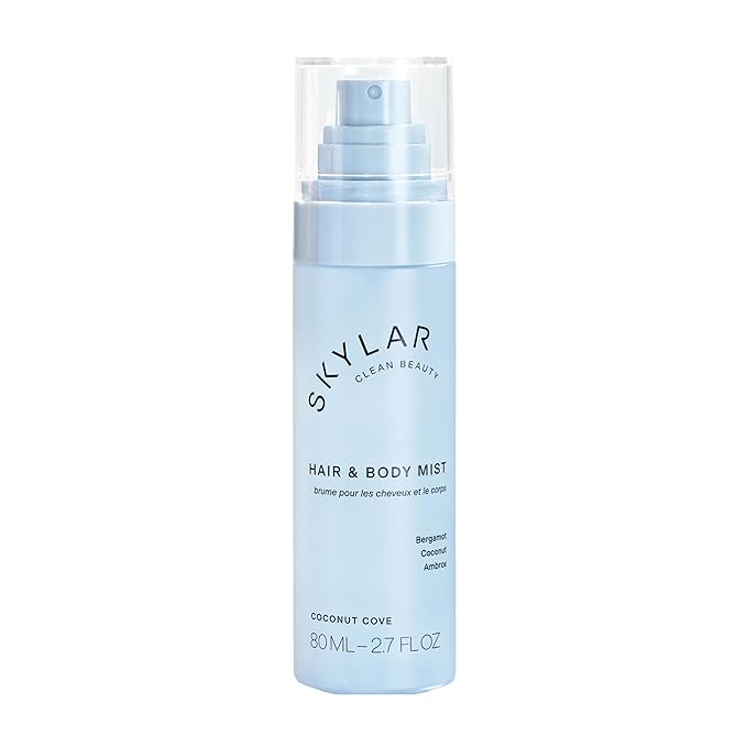 SKYLAR Body Sprays – Skylar Coconut Cove Hair & Body Mist | Hypoallergenic & Clean Fragrance | Vegan, Cruelty Free, and Safe For Sensitive Skin | 80 ML, 2