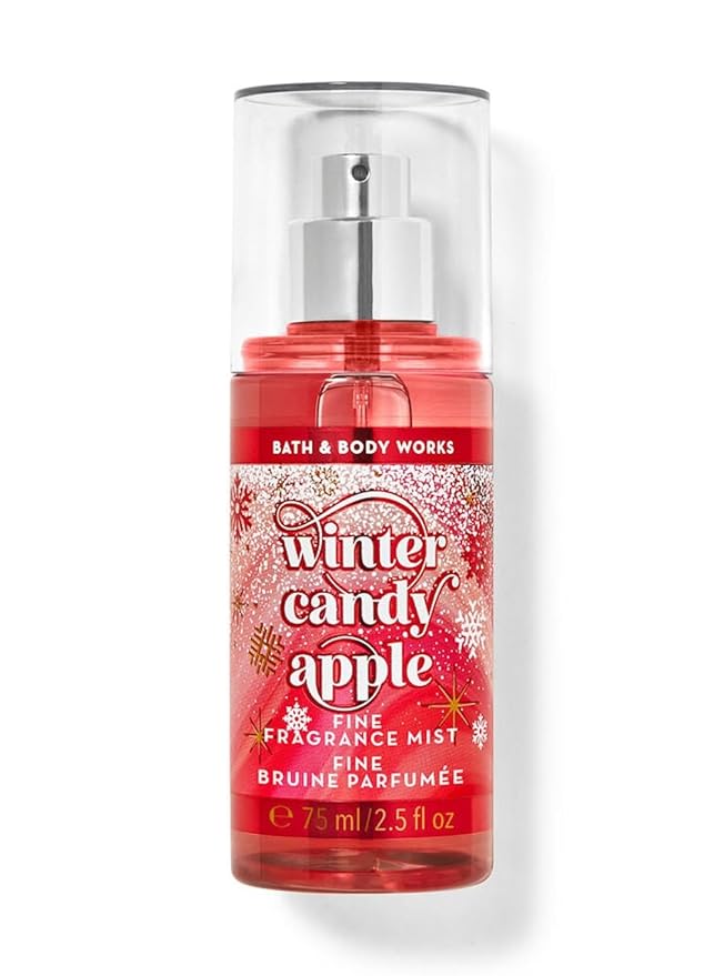 Bath+%26+Body+Works Body Sprays – Bath & Body Works WInter Candy Apple Fine Fragrance Mist Travel Size Mini Purse Spray 2