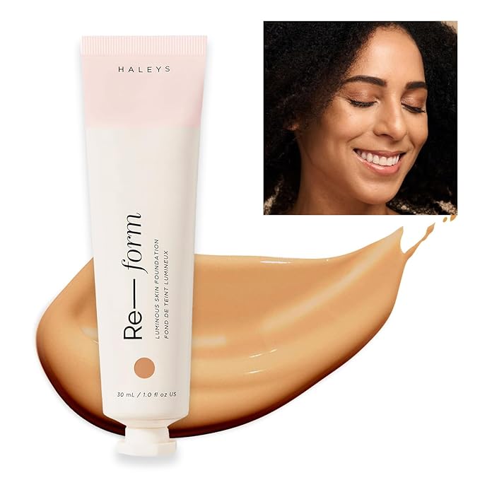 HALEYS Re-form Luminous Skin Foundation, VEGAN + CRUELTY-FREE, types (5.0)