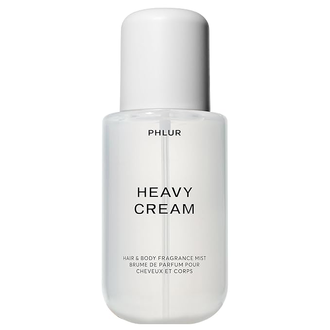 PHLUR Body Sprays – PHLUR Heavy Cream Body Mist – Hair and Body Mist for Women & Body Spray for Men – Marshmallow, Whipped Cream, Jasmine, Coconut Cream & Vanilla Body Spray (8 FL Oz)