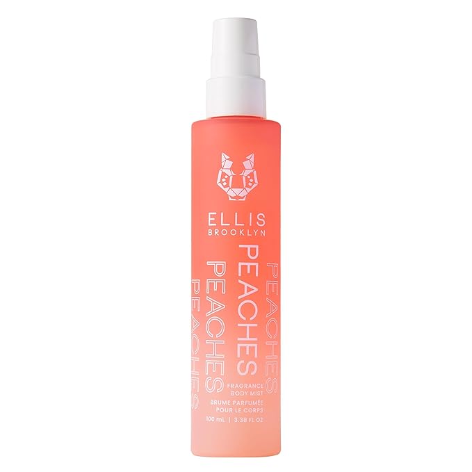 EllisBrooklyn Body Sprays – Ellis Brooklyn PEACHES Hair And Body Fragrance Mist - Fruity Floral Perfume Mist For Women with Sweet Peach, Rosebud, & Sandalwood, Vegan Perfume Made In The USA, 100ml 3