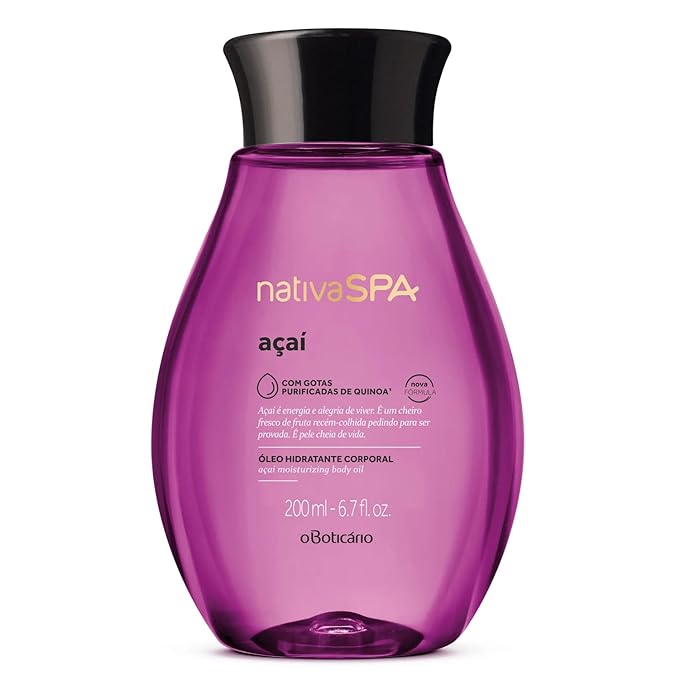 NativaSPA Oils – Nativa SPA by O Boticário, Açaí Body Oil, Scented Moisturizer, 6