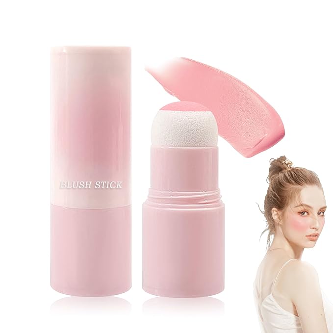glowtalebaeuty Blush – Matte Contour Blush Stick for Cheeks and Face - Buildable Shimmer Facial Blusher Shades - Blendable Cosmetic Makeup 02
