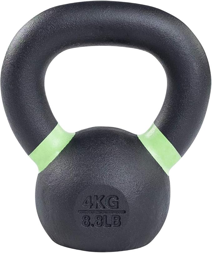Top Pick – Body-Solid Single-Cast Gravity Casting Kettlebell (KBX4) with Kettles 4kg, 9lb 9