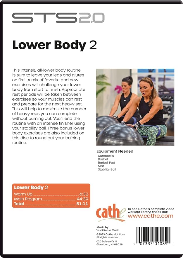 Top Pick – Cathe Friedrich STS 2.0 Lower Body 2 Leg