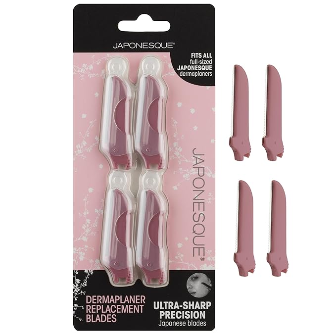 JAPONESQUE Cartridges – JAPONESQUE Dermaplaner Replacement Blades 4-Pack, Facial Razor Blade Heads Only