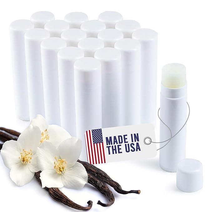 Lip Balm Bulk Unlabeled - Made Vanilla)