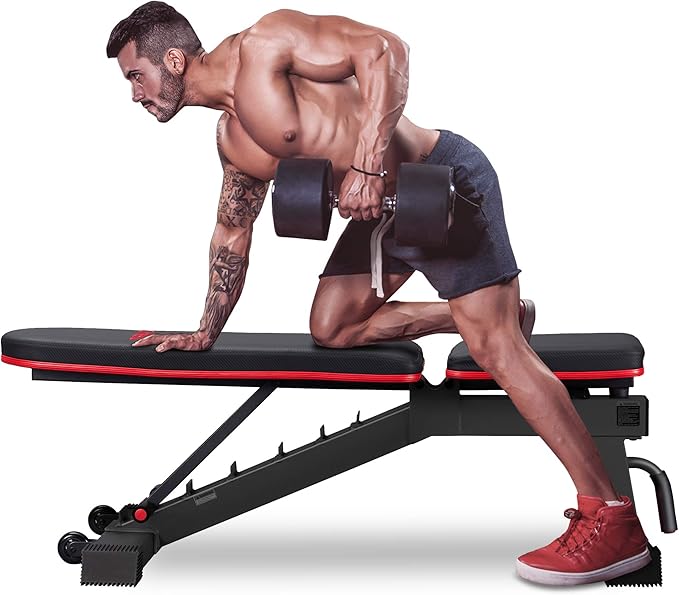 Top Pick – DERACY Adjustable Weight Bench for Full Body Workout