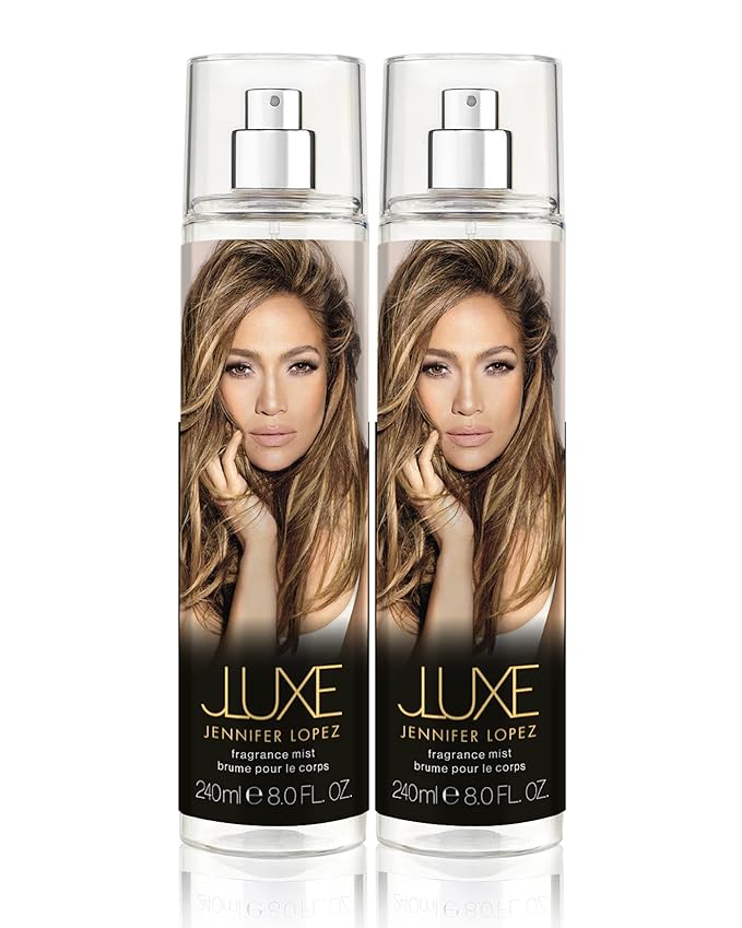 JENNIFERLOPEZ Body Sprays – Jennifer Lopez JLuxe Body Mist, 240ml (8fl oz) Duo Pack (2 Pack)