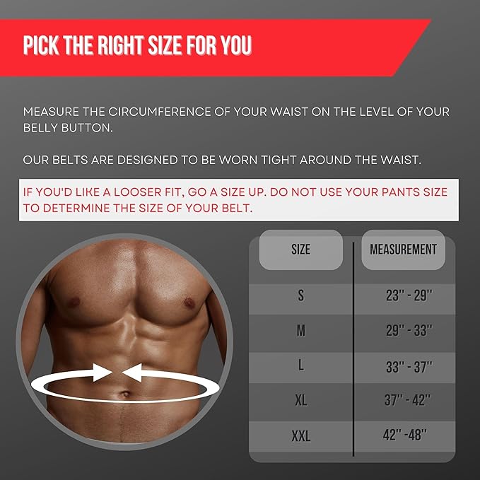 Top Pick – 5" Men's Foam Weightlifting Belt