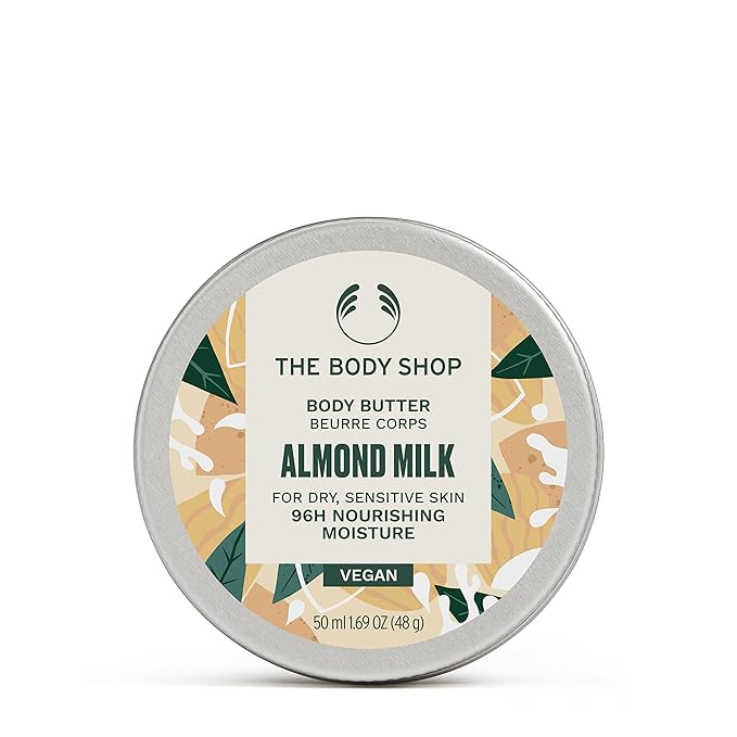 TheBodyShop Body Butters – The Body Shop Almond Milk Body Butter – Hydrating & Moisturizing Skincare for Dry and Sensitive Skin – Vegan – 1