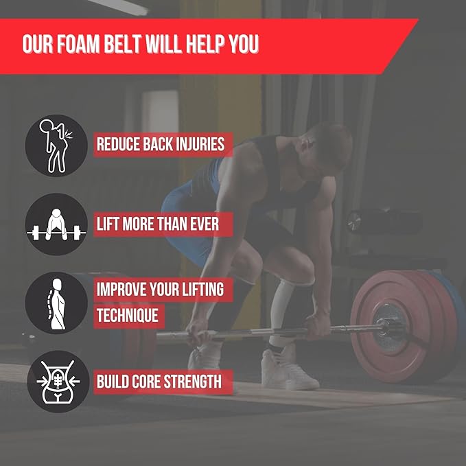 Top Pick – 5" Men's Foam Weightlifting Belt