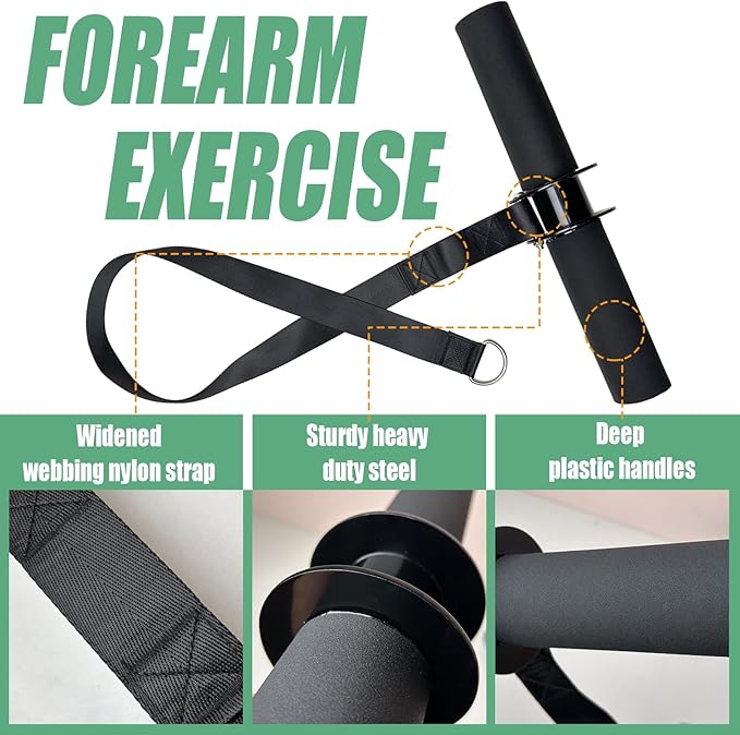 Top Pick – KORIKAHM Forearm Strengthener Roller