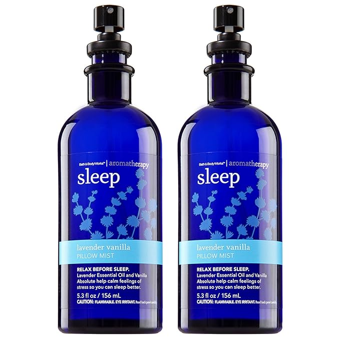 Bath+%26+Body+Works Mists & Hydrosols – Bath & Body Works Aromatherapy Sleep Lavender Vanilla Pillow Mist, 5