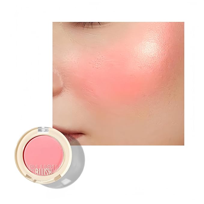 Melemando Blush – Shiny Blush 12 Color Cream High-Pigmented Buildable Face Blush Long-Lasting Natural Look Face Blush for Cheeks (Color 05)