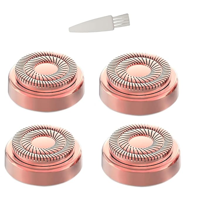 Fjwedve Replacement Heads – for Finishing Touch Replacement Heads Flawless Facial Hair Remover Gen 2,Double Halo Painless and Smooth (4PCS, GEN 2)