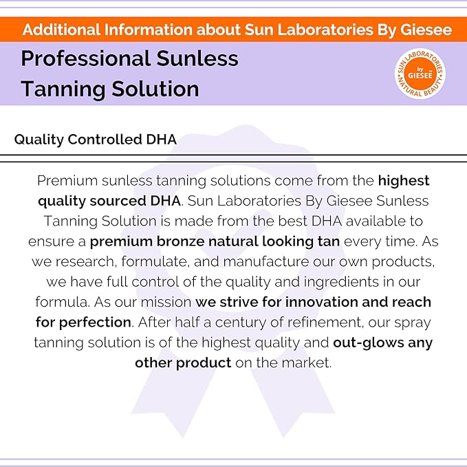 Sun Labs Spray Tan Micro Mist for a Golden Glow - Medium - 1 1/2 Gallon Bottle