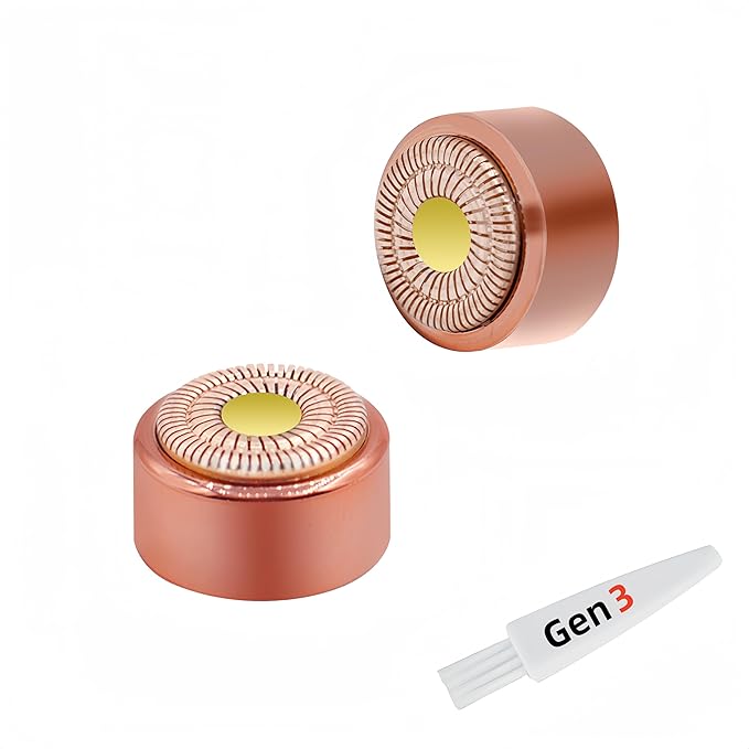 Efsanony Replacement Heads – for Flawless Replacement Heads Gen 3 - Finishing Touch Flawless Facial Hair Remover Replacement Blades for Women, Shaver & Razor (2 pack Generation 3)