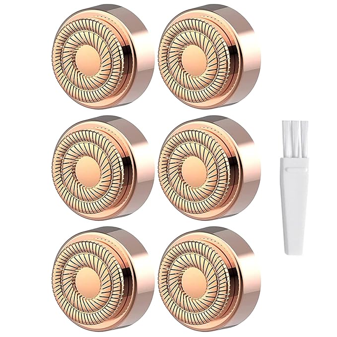 innobeaut Replacement Heads – Generation 2 Replacement Heads for Flawless Finishing Touch Hair Removal Tool for Women, Double Ring Blades for Gen 2 Device Old Flawless, 6 Count