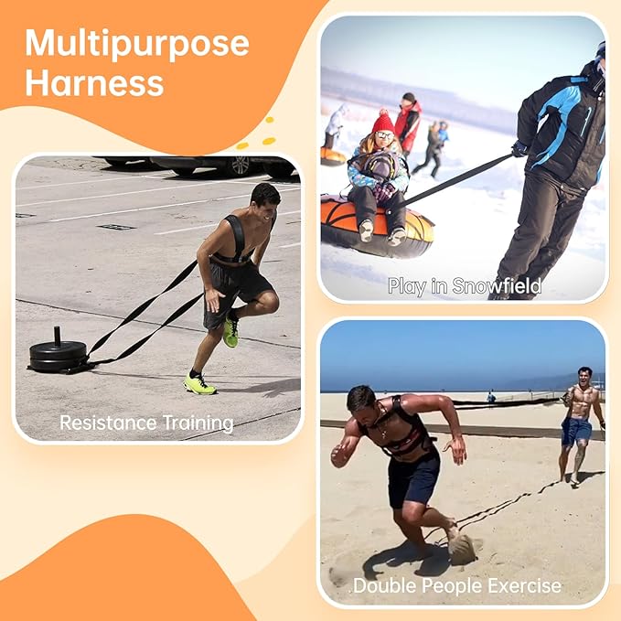 Top Pick – 2 Pack Sled Harness for Exercise Physical Football